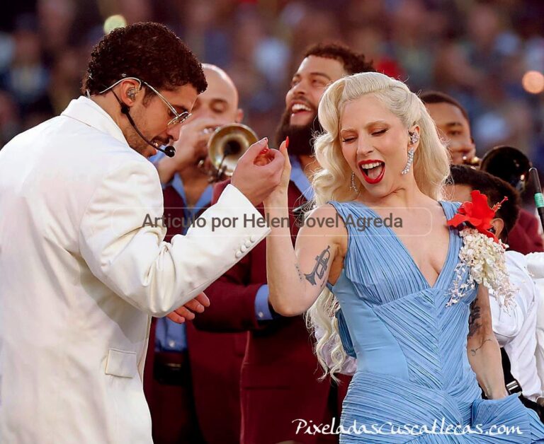 Bad Bunny puso a bailar salsa a Laddy Gaga